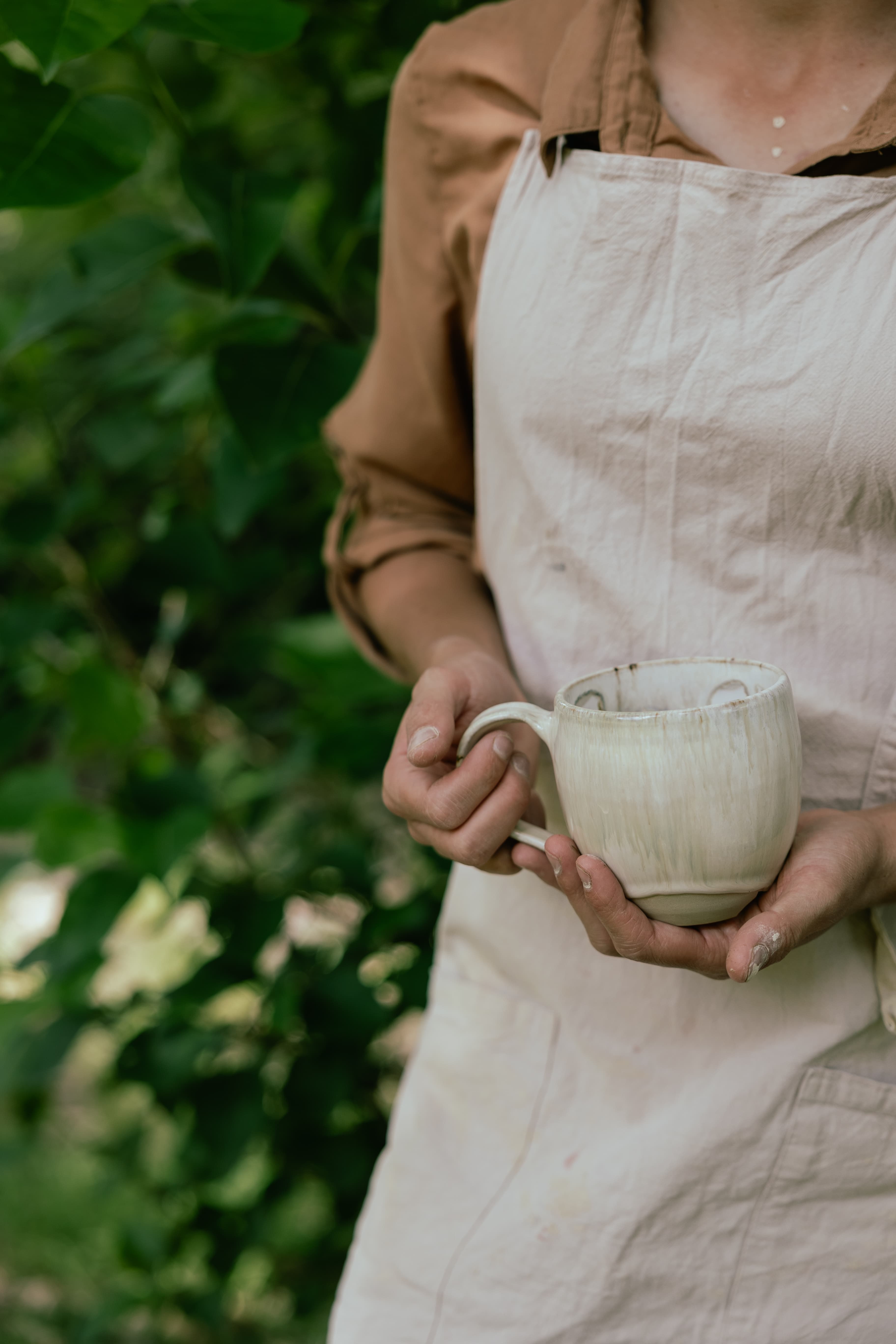 Pottery classes here at Mohaka River Farm in Hawke's Bay with pottery teacher, Zara